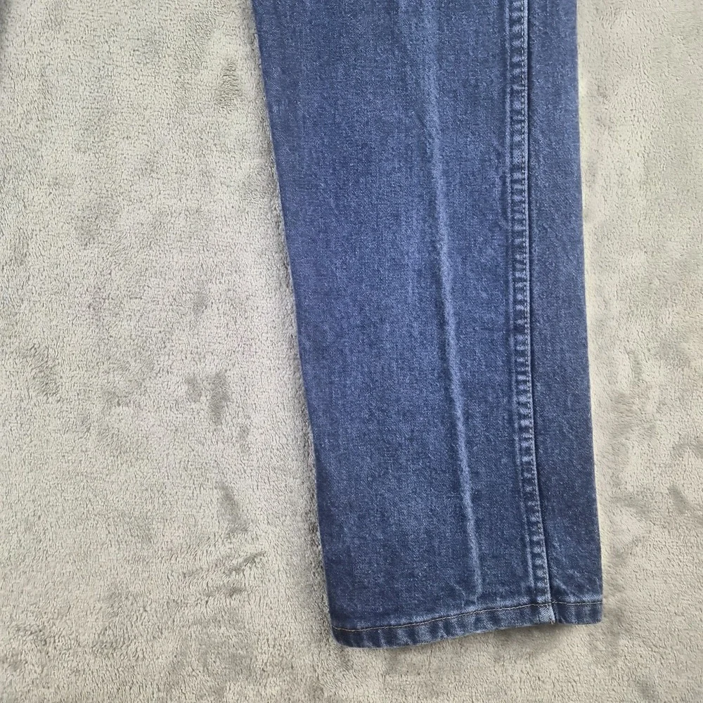Vintage Wrangler Jeans Mens 32x34 Blue Denim 100% Cotton Western Cowboy Made USA